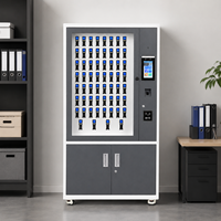 Armoire à clés intelligente avec reconnaissance d'empreintes digitales, RFID, reconnaissance faciale et télécommande pour la location de voitures, les usines, les hôtels, les bureaux et la logistique