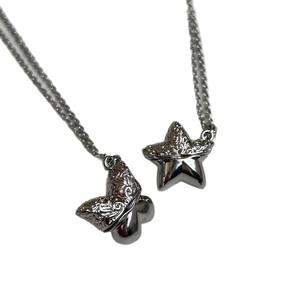 バレンタインデークリスマスギフト甘いハートネックレス珍しいことロングチェーンジュエリー女性用ゴスアクセサリーモダンアイテム - Product Image 2