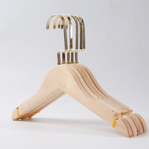 Cintre à Double étage en bois frêne blanc au design de mode avec pistolet, accessoires noirs pour garde-robe de magasin de vêtements, LOGO personnalisé - Product Image 2
