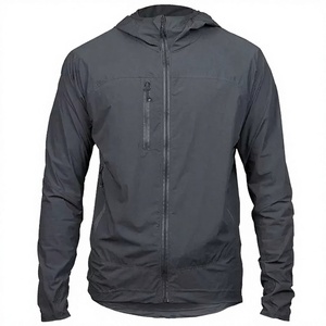 2025 <b>Men's</b> Outdoor Sport Windbreaker Zipper Breathable Stretch Waterproof <b>Jacket</b> <b>Thin</b> Spandex/Nylon Hooded 100 Grams Spring - Product Image 2