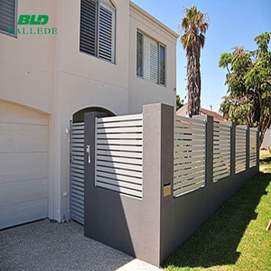 Paneles de Cerca de Privacidad de Aluminio con Diseño de Madera Moderna para Jardín, Suministrados por el Fabricante - Product Image 3