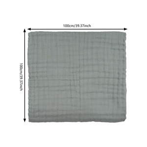 Di alta qualità cotone organico 100% 6 strati di mussola di garza <span class=keywords><strong>coperta</strong></span> per <span class=keywords><strong>neonato</strong></span> fasciatura asciugamano per bambini <span class=keywords><strong>coperta</strong></span> di mussola - Product Image 5