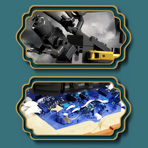 13019 Barco Mágico la Perla Negra 919 Piezas Accesorios Partículas Pequeñas Rompecabezas de Ensamblaje Bloques de Construcción Juguete de Plástico para Niños Regalo - Product Image 5
