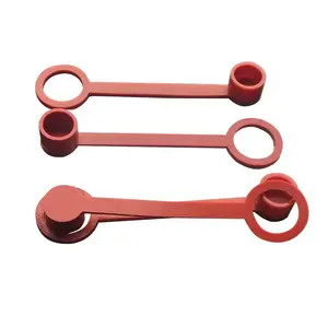 Copertura del cappuccio della polvere dell'ugello del Silicone del raccordo del grasso del capezzolo di gomma rossa di vendita calda