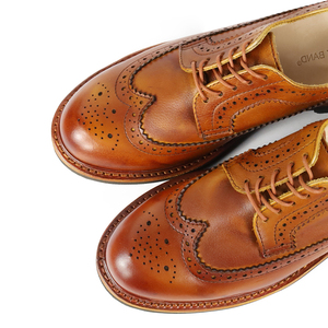 2025 <span class=keywords><strong>WELLAND</strong></span> chaussures habillées pour hommes & Oxfords nouvelle Collection décontractée classique en cuir véritable semelle intérieure en cuir de vachette supérieure pour les fêtes bureau - Product Image 3