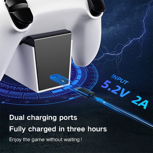Factory <strong>Cheap</strong> Dual Fast Charging Dock Stand Led Indicators <strong>Controller</strong> Charger Station for <strong>Ps5</strong> - Product Image 5