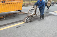Nettoyeur haute pression à jet d'eau, moteur diesel Cummins USA, pompe Jestream, 140 Mpa, 35 L/min, pour le décapage des marquages routiers