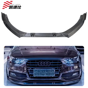 Divisor Delantero de Fibra de Carbono Tipo KS para Audi <span class=keywords><strong>A4</strong></span> S4 B8.5 S Line 2012-<span class=keywords><strong>2015</strong></span>, Kit de Carrocería, Labio de Parachoques Delantero, Nuevo - Product Image 1
