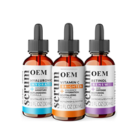Pemasok e-commerce Serum pelembap: Serum Wajah anti-penuaan alami sepenuhnya dengan Vitamin C & Retinol