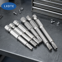 Jeu de tournevis Torx avec service de personnalisation OEM, embout hexagonal 1/4, T10-T40, embout étoile anti-effraction, pointe magnétique 50 mm