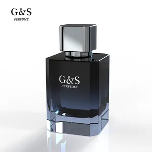 Perfume Personalizado Embalagem 30ml 50ml 100ml Luxo Recarregável preto Vazio Perfume Garrafa De Vidro Com Caixa