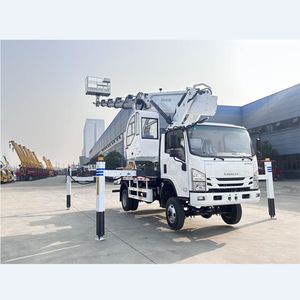 Camion plateforme élévatrice hydraulique ISUZU neuf, diesel, 4x2, 4x4, conduite à gauche ou à droite, avec plateforme de travail en hauteur de 18 à 32 m - Product Image 4