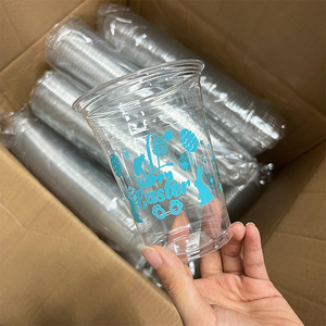 Bán buôn biểu tượng tùy chỉnh dịch vụ chuyên nghiệp ICE COFFEE Matcha 16oz rõ ràng ly nhựa có nắp đậy - Product Image 3