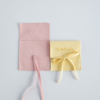 Pochette d'emballage de bijoux écologique bague collier bracelet petite pochette cadeau bijoux en microfibre sac avec logo