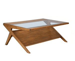 Rocket Modern Durable Glass Top Coffee <b>Table</b> for Living Room - Product Image 5