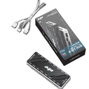 वायरलेस रिमोट नियंत्रित rgb pwm हब 5v 3-पिन आर्गब सिंक हब 1 मिनट 8 वी-3पिन आर्गb और pwm 2-इन-1 मैजिक बॉक्स कंप्यूटर एक्सेसरीज़ - Product Image 1