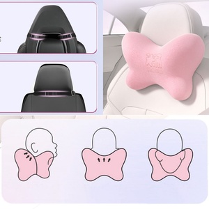 Space <b>Memory</b> Foam Comfort Headrest Neck <b>Pillow</b> for Driver Fatigue Relief Butterfly Ergonomic Design Neck Support Car Seat <b>Pillow</b> - Product Image 5