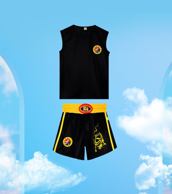 Professional Custom Sanda Training Uniform Breathable Children Sanda Martial Arts Training Boxing Suit Sanda Fighting Clothes