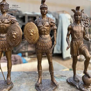 Statue a grandezza naturale del mestiere del metallo decorativo su ordinazione di alta qualità De Soldat <span class=keywords><strong>Romain</strong></span> En Bronze - Product Image 4