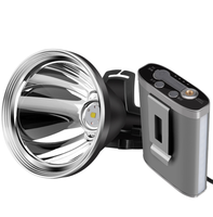 Lampe frontale haute visibilité 500 mètres pour inspection d'urgence Lampe frontale en aluminium avec clip 10W COB 1000 lumens LED