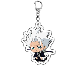 Porte-clés en acrylique Anime <span class=keywords><strong>Bleach</strong></span>, figurines de dessin animé Kurosaki Ichigo <span class=keywords><strong>Ishida</strong></span> Uryuu avec menottes, élégant et charmant pour sac, cadeau - Product Image 5