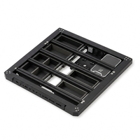 Plateforme de toit en alliage d'aluminium noir, étanche et verrouillable, panier de chargement pour 4x4, pick-up, camping, tente d'été, camion