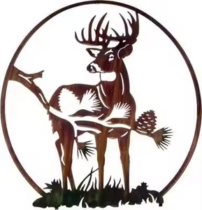 Décoration de Noël DIY Écologique en Acier Corten pour Extérieur – Ornements Métalliques Artistiques Faciles à Installer pour Jardin et Usage Domestique - Product Image 3