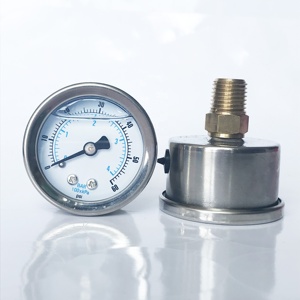 الطلب حجم 40 مللي متر 4bar 60psi النفط قياس الضغط الخلفي اتصال 1/4NPT - Product Image 1