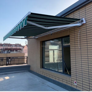 Toldo Retráctil para Patio, Cubierta de <span class=keywords><strong>Terraza</strong></span> Exterior <span class=keywords><strong>con</strong></span> Toldo de Aleación de Aluminio, Toldo Retráctil Eléctrico - Product Image 1