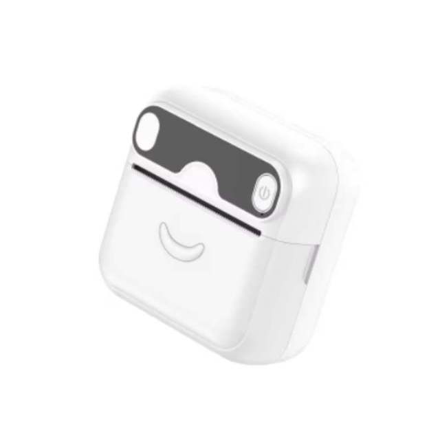 Portable Mini Thermal Inkless Printer Wireless BT Photo Label Pink Students Use Durable Pocket Size