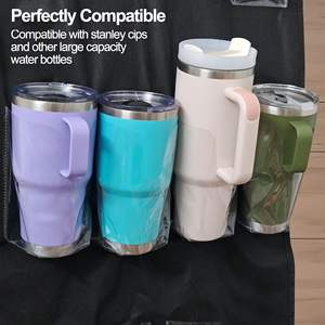 แก้วทัมเบลอร์40ออนซ์สำหรับจัดขวดน้ำความจุขนาดใหญ่กระเป๋าแขวนแบบพับเก็บได้สำหรับประตูห้องครัวตู้กับข้าว - Product Image 3