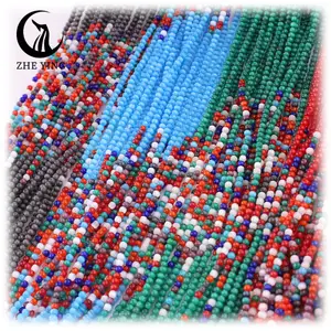 Ying Zhe Ying Wholesale 2mm Round Smooyh Hydro Cats Eye Crystal Beads Beads Opaque Glass Crystal Beads For Jewelry Making