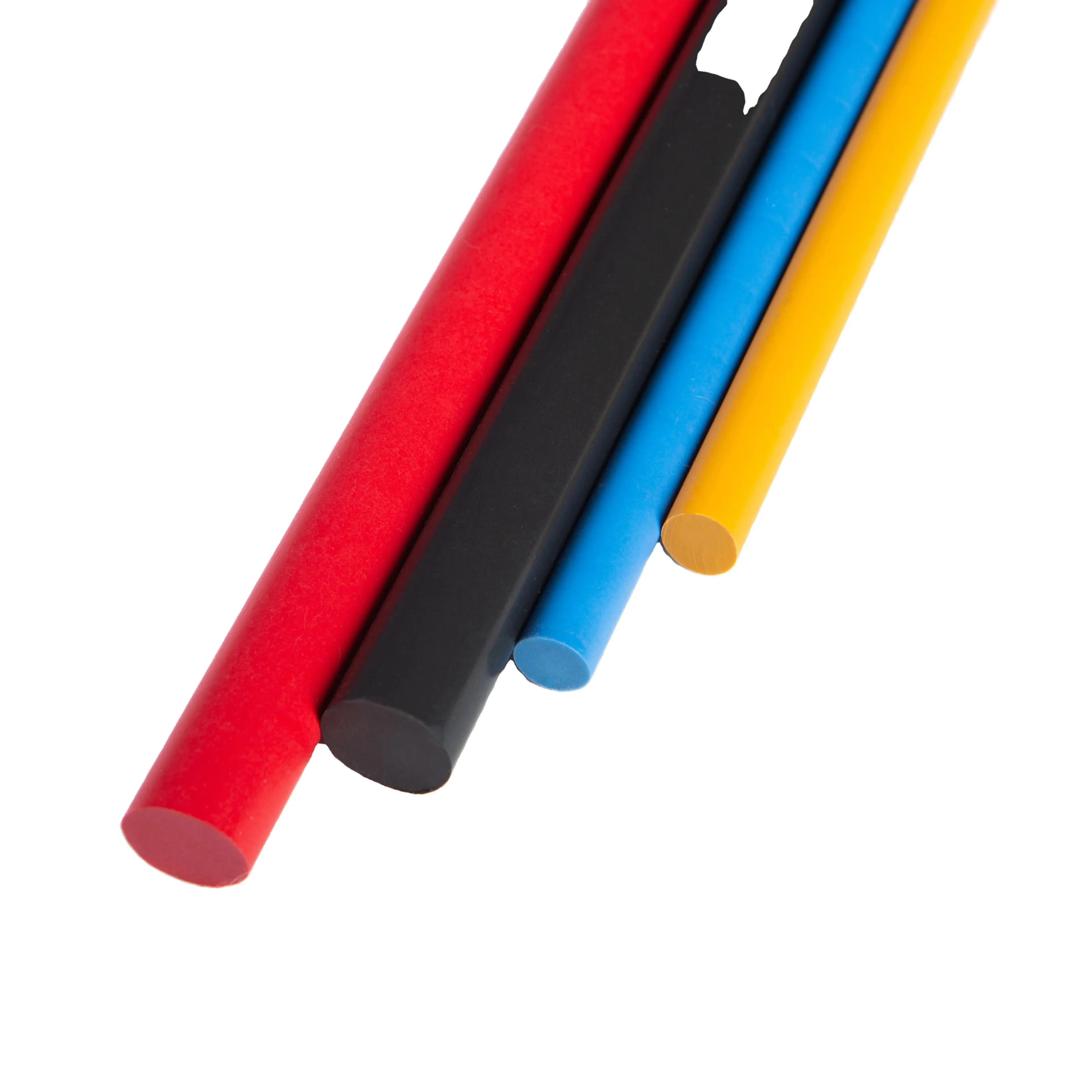 Pabrik profesional menawarkan batang ptfe tahan suhu tinggi bar ptfe warna-warni