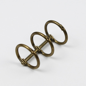 TCG nhôm máy tính xách tay chất kết dính trang Clip 6 nhẫn khóa sloose lá kim loại Vòng văn phòng phẩm trường học và văn phòng Nguồn cung cấp tùy chỉnh - Product Image 4