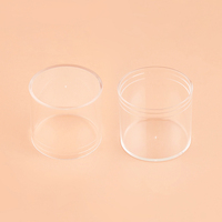 Vente en gros de bouteilles cosmétiques en PET personnalisées flacons à pompe transparents à brume fine et à lotion avec bouchon sans poussière