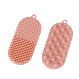 Cepillo de Limpieza Facial de Silicona de Doble Cara, Cepillo Facial de Silicona con Masajeador de Cuero Cabelludo y Cepillo para Champú - Product Image 1