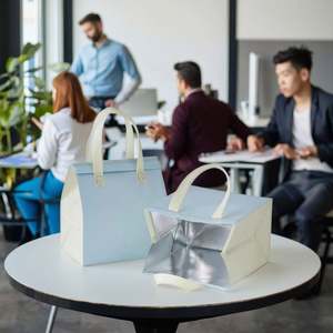 Sacs isothermes jetables en gros avec poignée, personnalisables, durables, pour livraison de repas chauds ou froids, réutilisables pour restaurants - Product Image 1