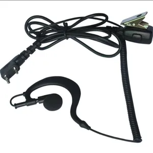 Topradio ear hook earpiece untuk motorola T200 T250 walkie talkie lubang suara untuk icom IC-F4 f10 f20 h2 h6 J12 earphone untuk vertex