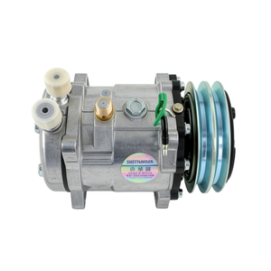 Compresor de Aire Acondicionado Universal SD507 AC 5H11 12V/24V para Maquinaria Agrícola, Camiones, Tractores, Excavadoras - Product Image 2