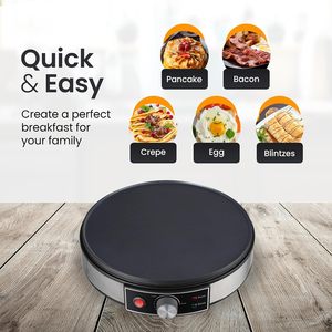 Crêpière Électrique Commerciale en Aluminium de 14 Pouces, Mini Crêpière Professionnelle, Prix d'Usine, Vente en Gros - Product Image 6