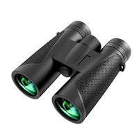10X42 High-Definition Large Eyepiece Binoculars Bak4 Prism 2.6-4.6 Field View Uncoated Lenses for Bird Watching Night Vision