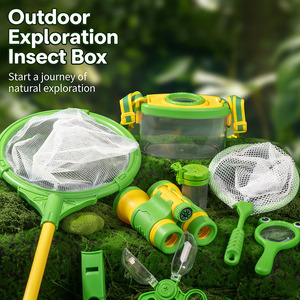Kit de capture d'insectes pour enfants, <span class=keywords><strong>filet</strong></span> à papillons en plastique et pinces pour les explorateurs et les collectionneurs d'insectes en plein air, excellente idée de cadeau - Product Image 2
