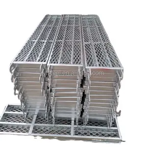 Plate-forme de passerelle Durable et sûre, échafaudages en métal galvanisé, poids 12.5kg, cadres et planches de marche