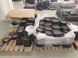 Wajan Panggang Mini Persegi Ramah Lingkungan Mudah Dibersihkan, Besi Cor Anti Lengket dengan Gagang Kayu - Product Image 6