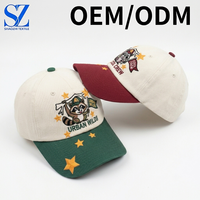 Gorras de Béisbol Unisex Deportivas de Algodón Transpirable de Dos Tonos con Bordado 3D de Alta Densidad de 5 Paneles