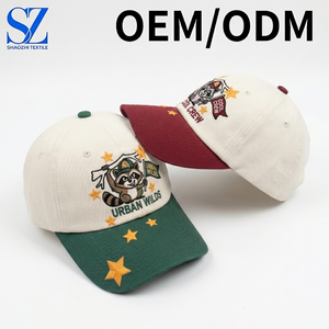 Cappellini Snapback a 5 Pannelli ad Alta Densità con Ricamo 3D, Bicolore, Traspiranti, in Cotone, Sportivi, Unisex, da Baseball - Product Image 1