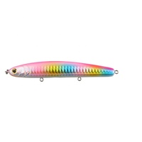 LUTAC Crayon coulant 110mm/20g VMC Treble Hook Flaming Head ABS Plastic Long Casting Lead Sinker Noise Model Hard Fishing Lure