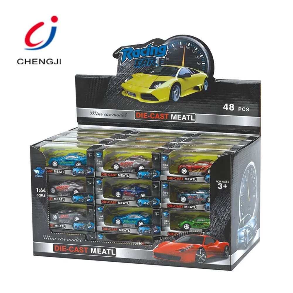 China Hersteller Miniatur de Carro Metall Veiculos 1:64 Druckguss Druckguss Auto Modell beliebte 1:64 Freilauf Druckguss Auto Spielzeug