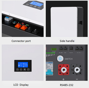 ระบบพลังงานแสงอาทิตย์แบบติดผนัง 48V 11KW คลื่นไซน์บริสุทธิ์ความถี่สูง แบตเตอรี่แบบแยกส่วน ติดตั้งได้หลายชุด สำหรับบ้านเดี่ยว/บ้านสามหลัง - Product Image 5