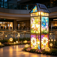 Handgefertigte, farbenfrohe Tier-Turm-Laternen, traditionelles Kunsthandwerk, vertikale dekorative Lichter, wasserdicht, für den Innenbereich, kommerziell, Diwali